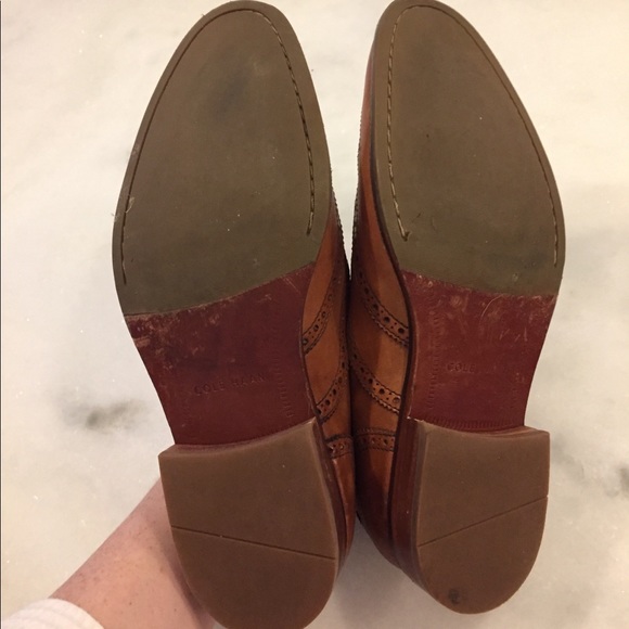 EUC Cole Haan Williams Wing II British Tan Size 12 - Picture 7 of 8